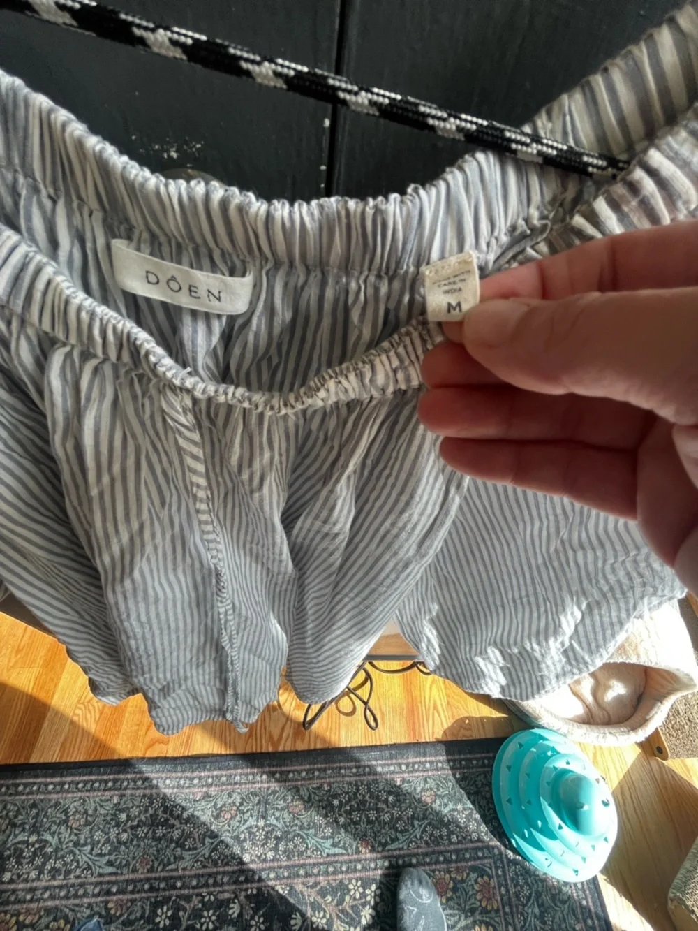 Dôen Sia Top in Savoie Stripe SZ M - Picture 2 of 3